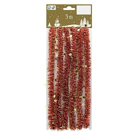 Christbaumschmuck Curly Sternchengirlande