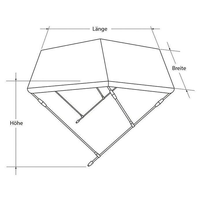 BiminiL x B x H: 180 x 200 x 140 cm, Weiß Unknown