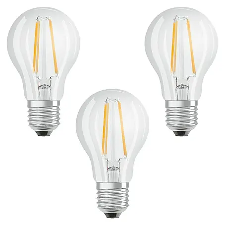 Osram Star LED-Lampen Set Glühlampenform E27