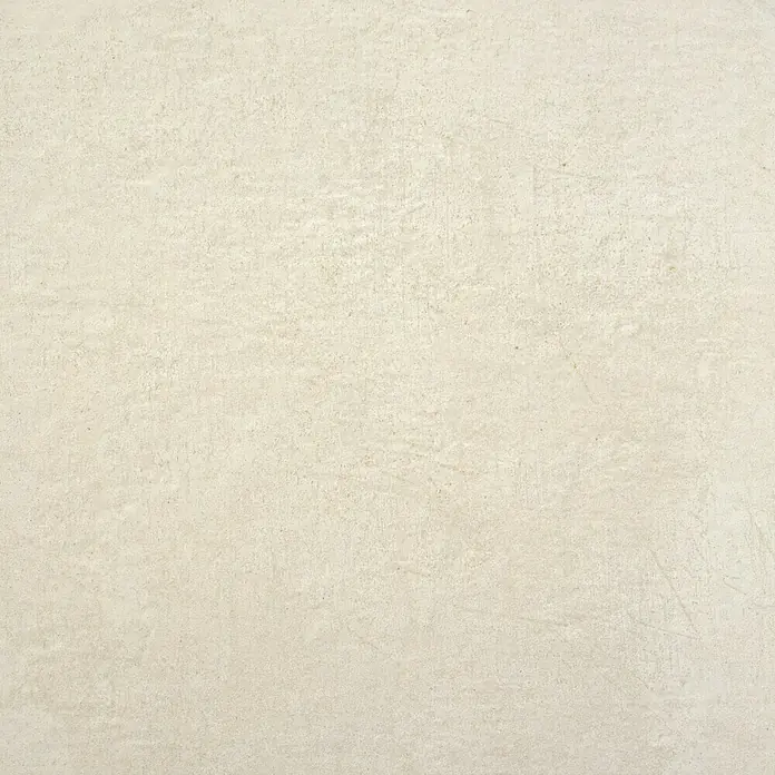 BHS Showroom Pavimento porcelánico Lorraine - 60 x 60 cm, Arena, Rectificado - Detalle de una baldosa clara y cremosa con textura sutil, ideal para interiores modernos.