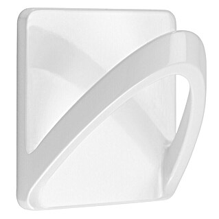 Inofix Colgador adhesivo 2190 (Plástico, Blanco, 1 ud., Cuadrado)