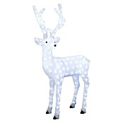 Konstsmide LED-Weihnachtsdekoleuchte Acryl-Rentier (30 x 80 x 130 cm, Weiß, Netzbetrieben, LED) | BAUHAUS