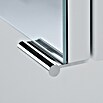 Riva LED-Spiegelschrank (B x H: 50 x 67,2 cm, Mit Beleuchtung, Spanplatte, Weiß)