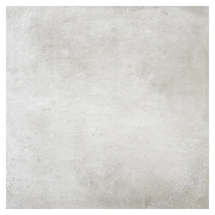 BHS Showroom Pavimento porcelánico Stoneage Soft - 100 x 100 cm, Concreto, Rectificado - Baldosa cuadrada de hormigón gris claro con sutiles variaciones de color, ideal para suelos y paredes modernos.