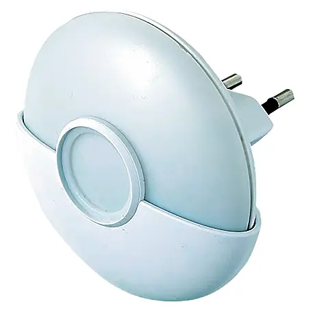 Electraline Luz de noche LED con sensor crepuscular