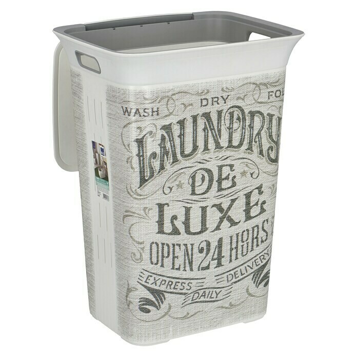 KIS Chic Wäschesammler Laundry Bag (35 x 44 x 61 cm, Grau) | BAUHAUS