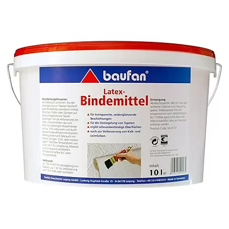 Baufan  Latex-Bindemittel