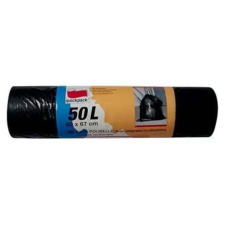 Quickpack Müllbeutel mit Zugband