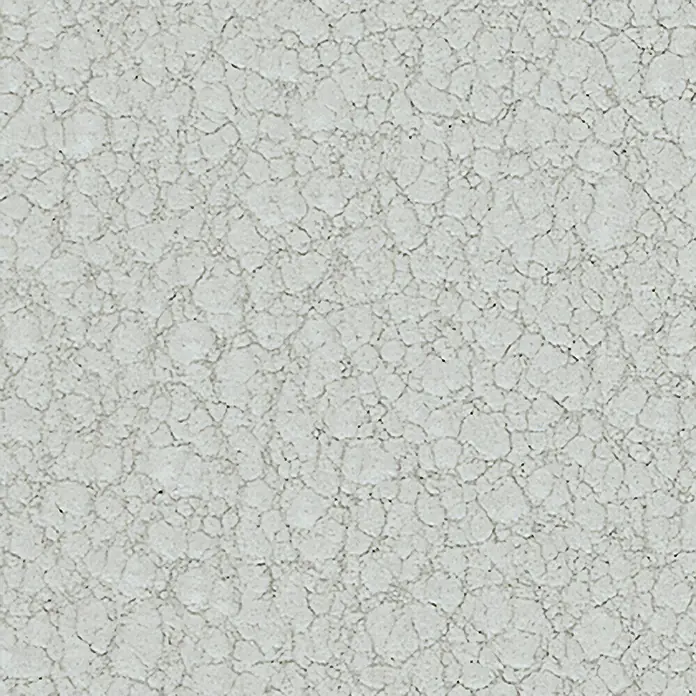 swingcolor Effektlack - Silbergrau, Glänzend, 750 ml, Lösemittelbasiert - Nahaufnahme einer Quarzsteinplatte mit einem filigranen, netzartigen Muster in hellen Grautönen, ideal für moderne Küchendesigns.