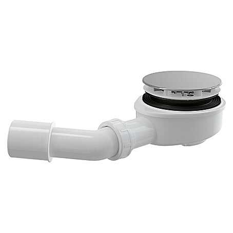 Alcaplast Duschwannenablauf A491CR (Durchmesser Ablauf: 90 mm, Weiß)