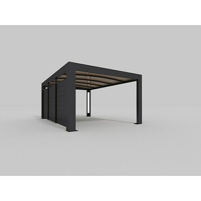 Abson Cubus SeitenwandPassend für: Abson Cubus Einzel- und Doppelcarport, 500 x 200 cm Left Side View