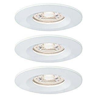Paulmann LED-Einbauleuchten-Set Nova Mini (12 W, Weiß, 3 Stk., Warmweiß)