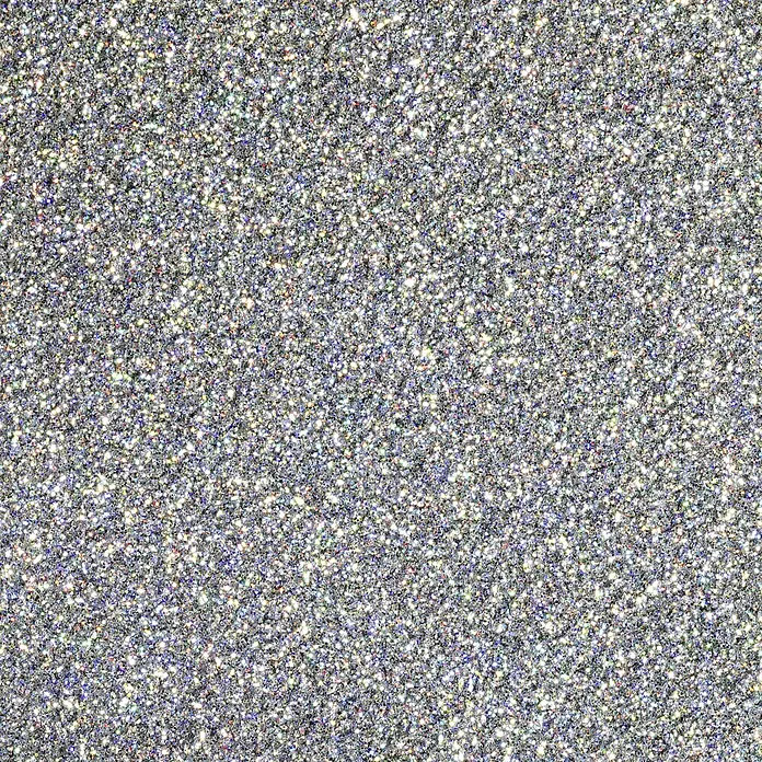 swingcolor effects Effektzusatz Glitzer-Zusatz - Multicolor, 40 g - Nahaufnahme eines schimmernden silbernen Glitzerhintergrunds, ideal für festliche Dekorationen und kreative Projekte.