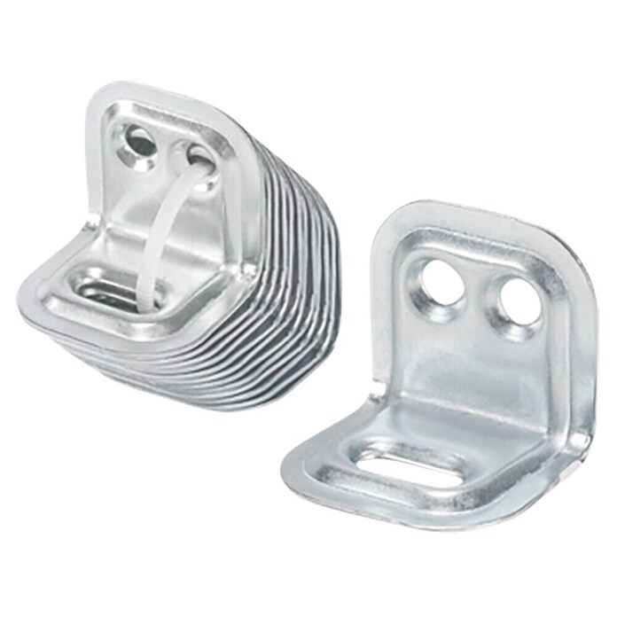 Stabilit Verstelbare winkelhaak (l x b x h: 25 x 30 x 1 mm, 12 stk., Staal, Verzinkt)