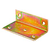 Stabilit Escuadra ancha (L x An: 75 x 40 mm, Dorado, Acero)