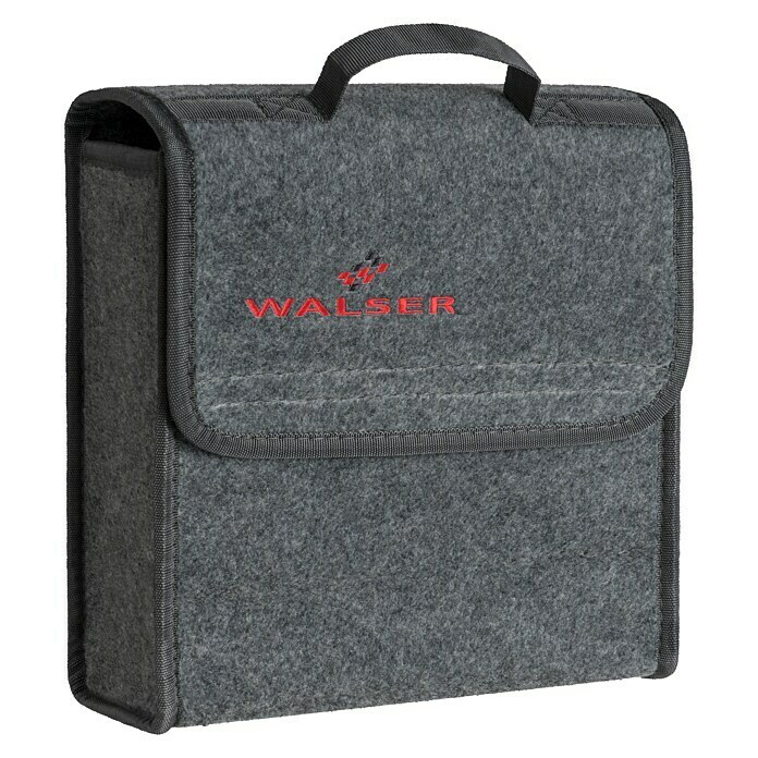 Walser Kofferraum-OrganizerS, 29 x 28 x 13 cm, Grau Front View