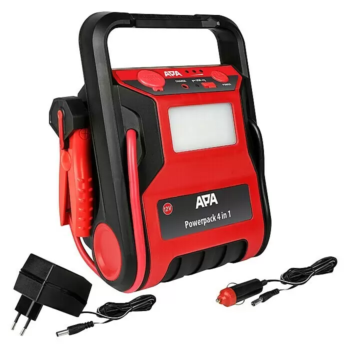 APA Energiestation - L x B x H: 17 x 23 x 29,5 cm, 7.000 mAh, 12 V - Rechte Seitenansicht