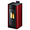FreePoint Pelletofen Tesis 23 (4,7 - 22,8 kW, Raumheizvermögen: 112,8 - 547,2 m³, Bordeaux)