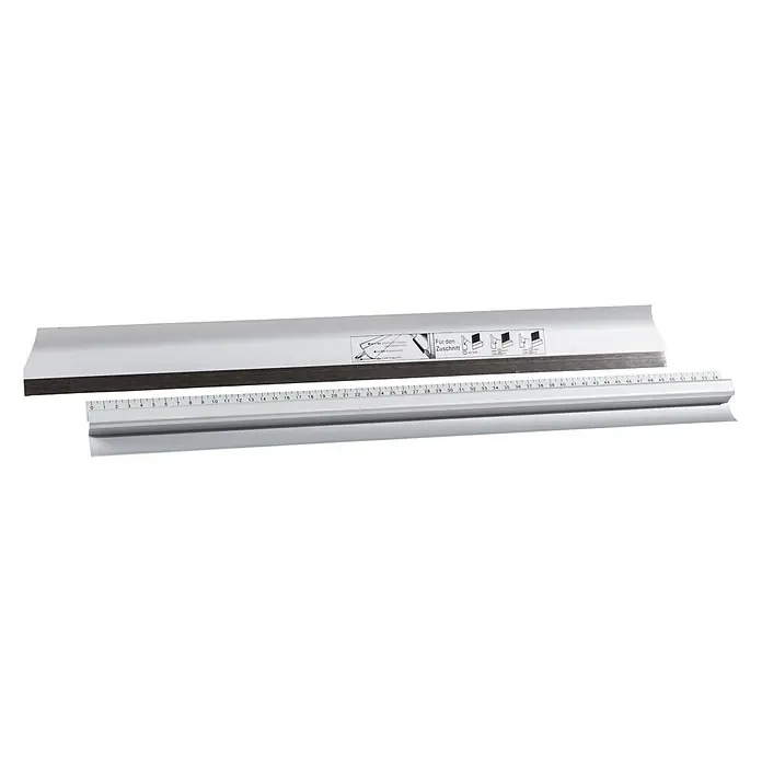 swingcolor Schneidekante - Anpressprofil - 55 cm - Aluminium Schneide-Lineal mit Zentimeterangaben für präzise Zuschnitte, ideal für Bastelarbeiten und Bürobedarf.