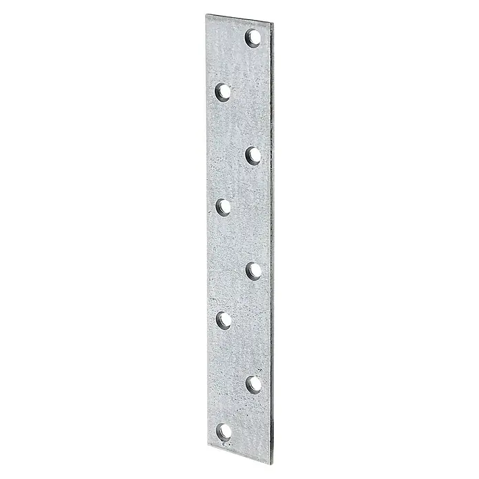 Stabilit Chapa de unión - L x An: 170 x 30 mm - Placa de metal con siete agujeros.