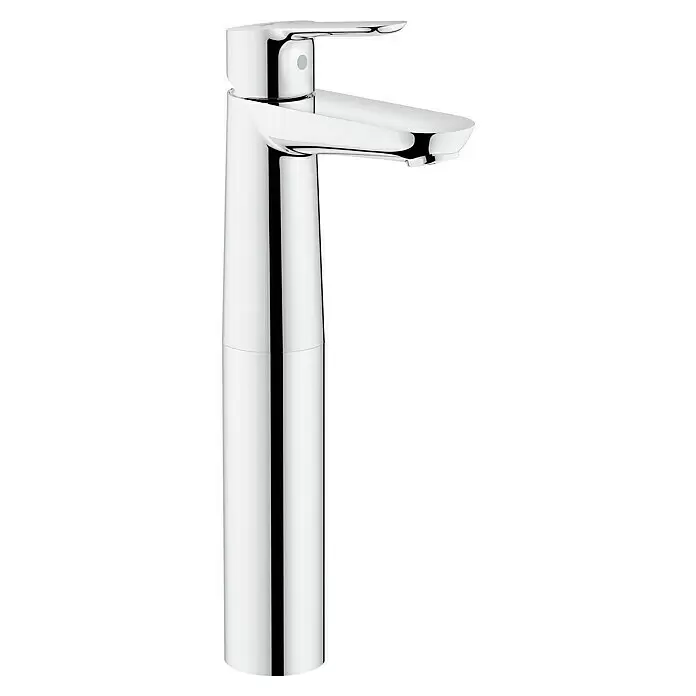 Grohe BauEdge Grifo de lavabo XL-Size DN15 - Cromo, Brillante - Grifo monomando alto de lavabo en cromo pulido.