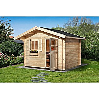Weka Gartenhaus Napoli (Holz, Natur, 6,25 m²)