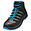 Uvex 2 Trend Sicherheitsstiefel S3 (43, Schutzklasse nach EN ISO 20345: S3, Schwarz/Blau) | BAUHAUS
