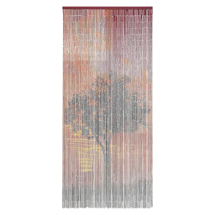 Perlenvorhang Bamboo (Bambusbraun/Grn, 90 x 200 cm) | BAUHAUS