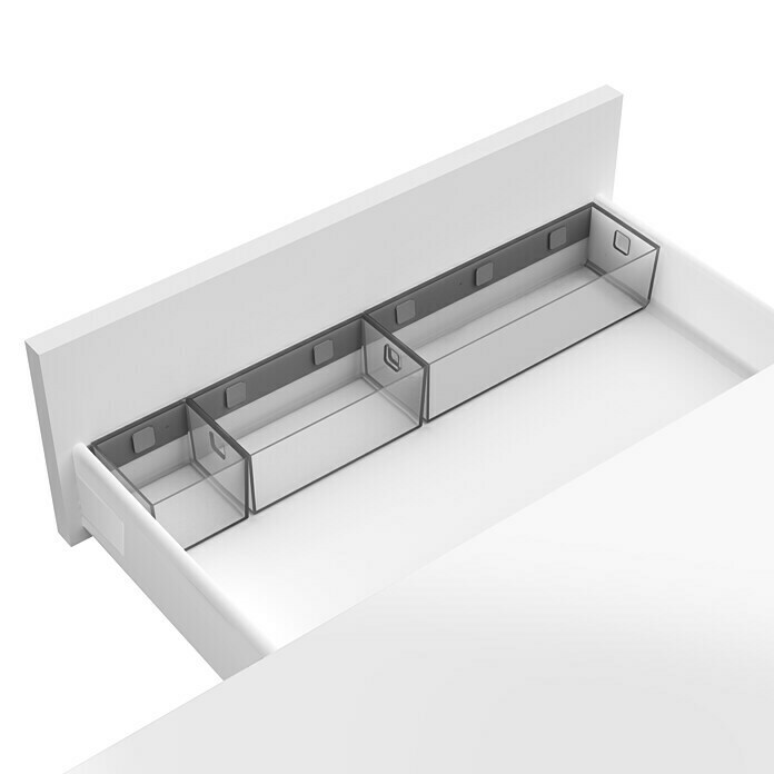 essensa Aufbewahrungsbox-Set Boxx3 -tlg., Kunststoff, Graphit/Transluzent View From Above