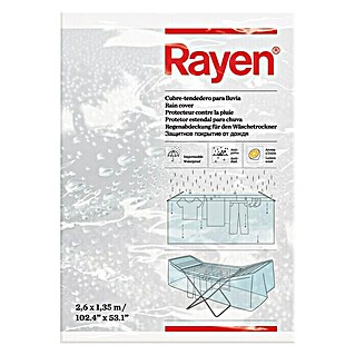 Rayen Plástico protector de lluvia (L x An: 135 x 260 cm, Plegable)