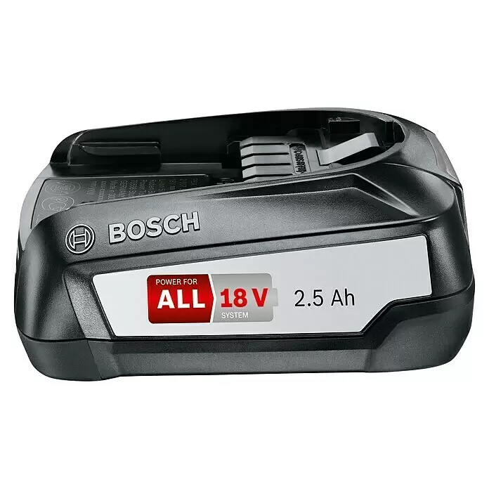 Bosch Power for All 18V Akku PBA 18V 2.5Ah W-B - 18 V, 2,5 Ah - Linke Seitenansicht