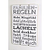 Holzbild (Familienregeln, B x H: 40 x 60 cm) | BAUHAUS