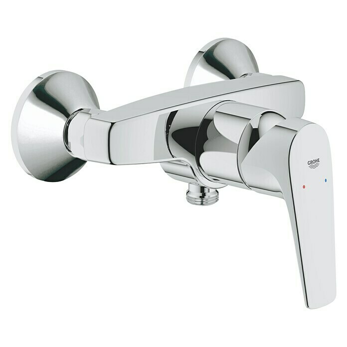 Grohe BauFlow BrausearmaturChrom, Glänzend Left Side View