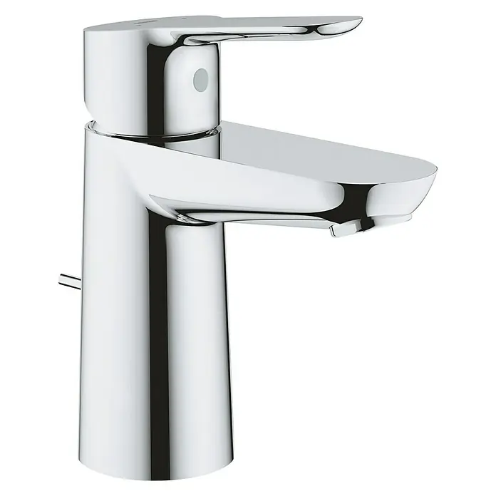 Grohe Waschtischarmatur Bauedge S-Size - Chrom, Glänzend - Elegante Chrom-Waschtischarmatur für moderne Badezimmer. Die Armatur zeichnet sich durch schlankes Design und hochwertige Verarbeitung aus.