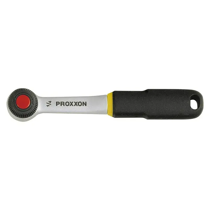Proxxon Industrial Ratsche - Antriebsgröße: ¼″ - Die Proxxon 1/4" Ratsche mit ergonomischem Griff ist ideal für präzise Arbeiten. Kompakt und handlich für den täglichen Einsatz.
