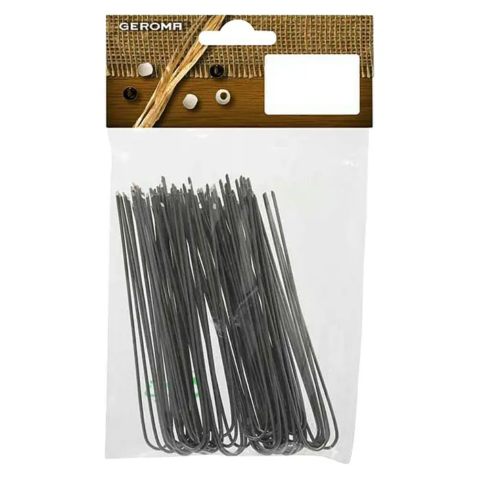 Dekoelement Efeunadeln - Anthrazit, Metall - Packung mit grauen Haarnadeln von Geroma, ideal zum Fixieren von Frisuren und Hochsteckfrisuren. Praktisch für den täglichen Gebrauch.