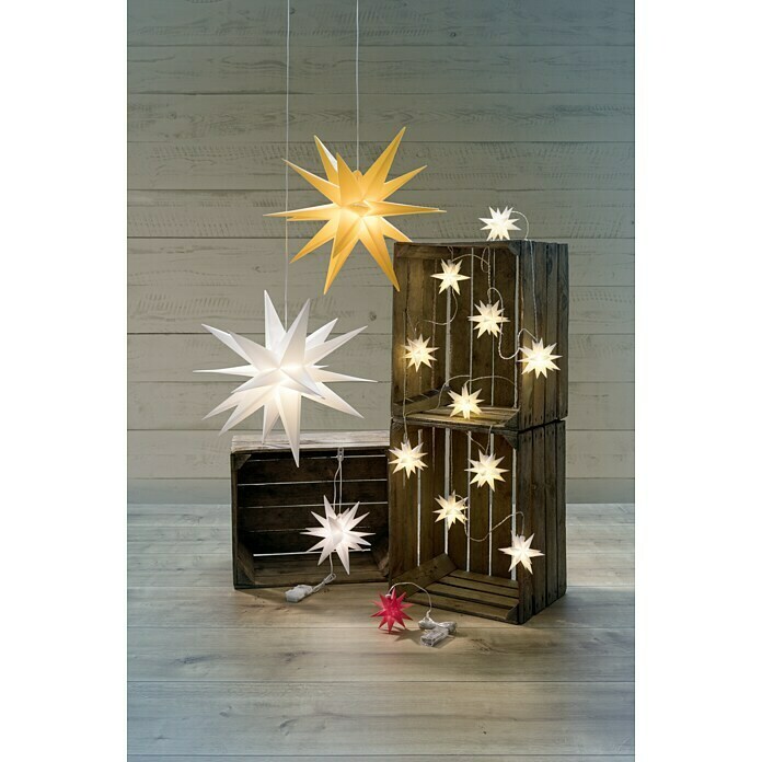 Tween Light Estrella LED (1 luz, Blanco, Diámetro: 50 cm, Plástico, IP44)