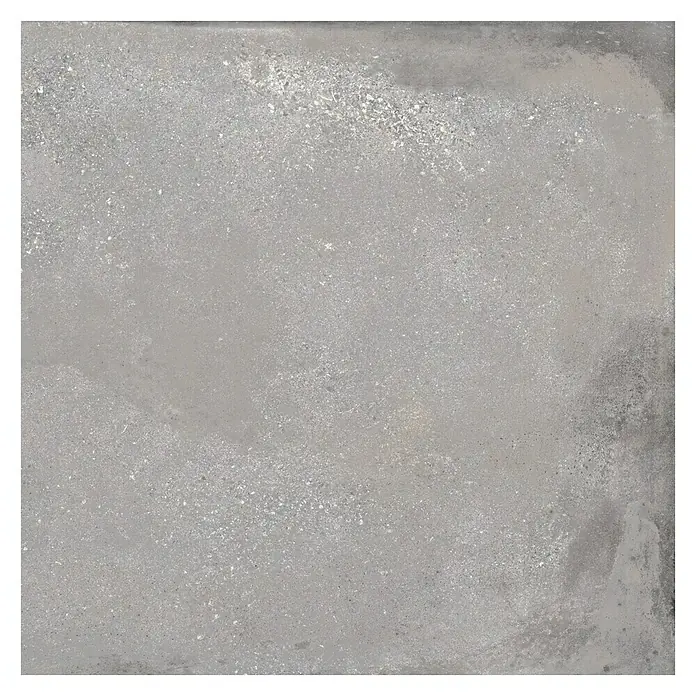 BHS Showroom Pavimento porcelánico Origin - 60 x 60 cm, Acero - Baldosa cerámica gris con superficie ligeramente texturizada. Ideal para baños o cocinas modernas, robusta y fácil de limpiar.