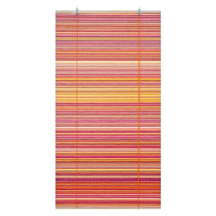 Estor de bambú Tutto arancia (An x Al: 120 x 175 cm, Multicolor)
