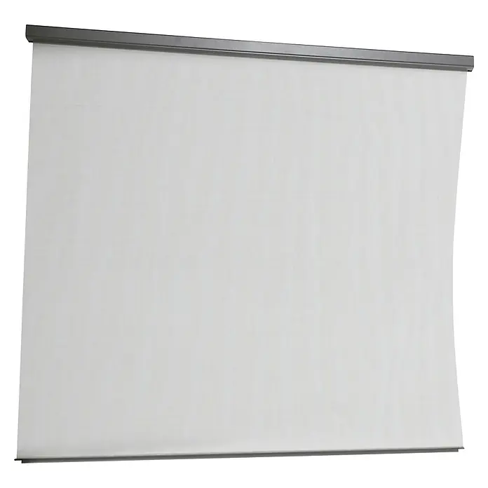 Sunfun Pavillon-Seitenwände Ibiza - Seite - 1 Stk. für eine Seite, Grau - Rollleinwand mit grauem Gehäuse. Eine praktische Leinwand für Präsentationen oder Heimkino, die sich einfach aufrollen lässt.