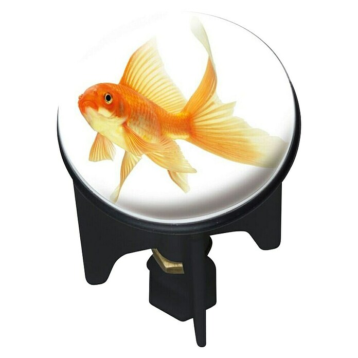 WENKO Bouchon de lavabo Pluggy Goldfish