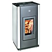 Haas+Sohn Pelletofen Pellettino plus WLAN-Modul & Aschesauger (2,4 - 8,3 kW, Raumheizvermögen: 230 m³, Anthrazit/Weiß)