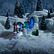 Konstsmide LED-Dekoleuchte Pinguine im Schnee (Bunt, L x B x H: 13 x 21,5 x 16,5 cm)