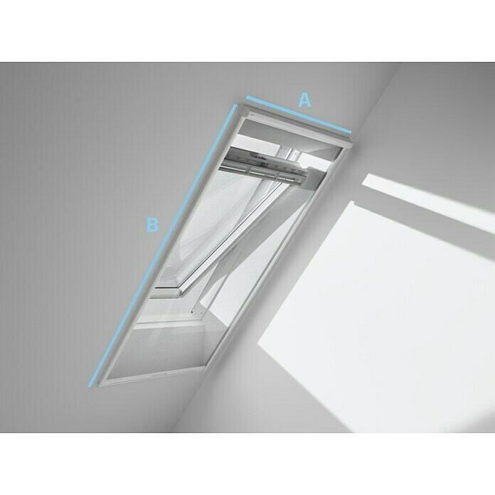Velux Dachfenster-Insektenschutzrollo ZIL CK02 0000SWL (53 x 160 cm, Weiß)