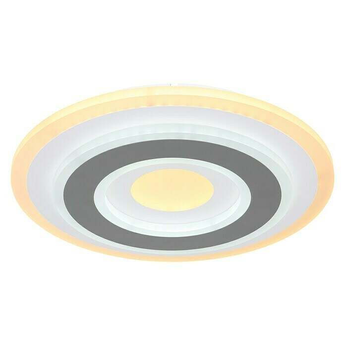 Globo Led-plafondlamp, rond (21 W, Opaal, Ø x h: 30 x 5,5 cm)
