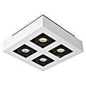 Lucide LED-Deckenleuchte (4 x 5 W, Weiß, L x B x H: 25 x 25 x 8,8 cm)