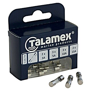 Talamex Glassicherung Set (10 Stk., Durchmesser: 5 mm, Länge: 20 mm)