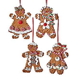 Kurt S. Adler Christbaumschmuck Lebkuchenfiguren (Braun, Kunststoff, 1 Stk., 1,27 m)