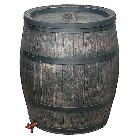 Regenspeicher Holzfass (Fassungsvermögen: 240 l, Braun)