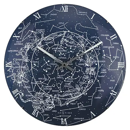 Wanduhr Milky Way Dome